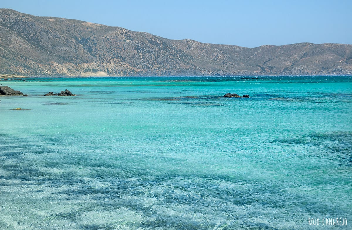 Playa de Elafonisi en Creta