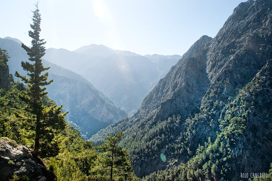 Garganta de Samaria en Creta