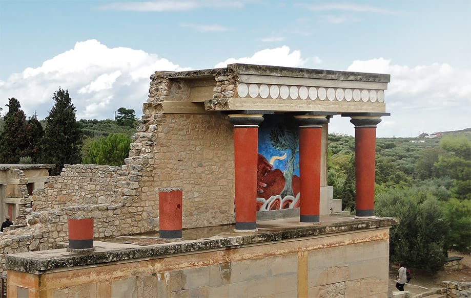 Palacio de Cnosos en Creta