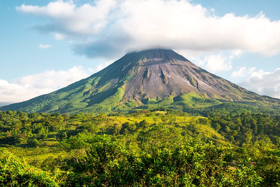 Volcán Arenal en Costa Rica