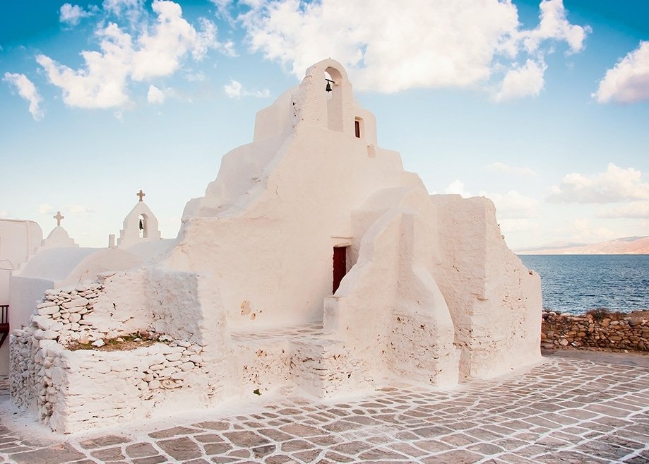 Iglesia Paraportiani en Mykonos | Rojo Cangrejo Blog de viajes