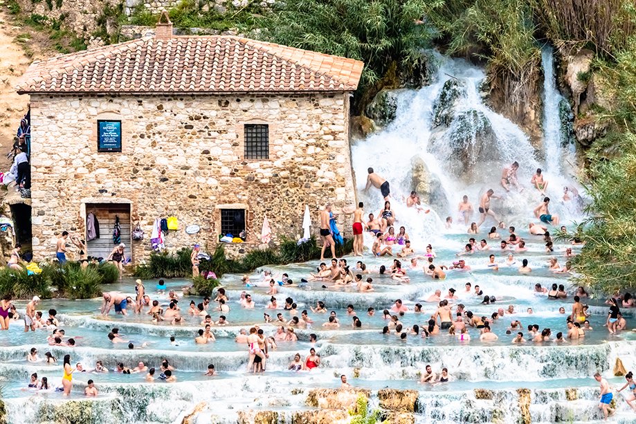 Mejor época para visitar las termas de Saturnia